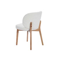 Set of 2 Dorson Boucle Dining Chair, Natural