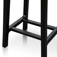 Sammy Wooden Bar Stool - Black