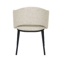 Jesse Black Dining Chair - Clay Grey