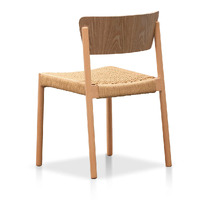 Set of 2 Cassian Rope Seat Dining Chair - Natural