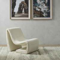 Avery Occasional Chair, Off White Boucle