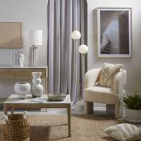 Tivoli Floor Lamp White & Gold