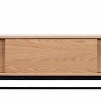 Medena 2.1m Wooden Entertainment TV Unit - Natural