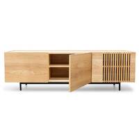 Macy Wooden TV Entertainment Unit - Natural