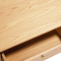 Nola Wooden Bedside Table - Natural