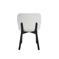 Set of 2 Dorson Boucle Dining Chair, Black