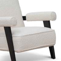 Den Armchair - Ivory White Sherpa