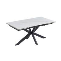 Craig Extendable Dining Table, Snow White