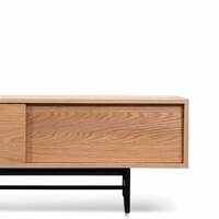 Medena 2.1m Wooden Entertainment TV Unit - Natural