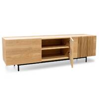 Macy Wooden TV Entertainment Unit - Natural