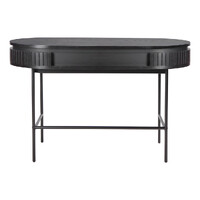 Nola 1.2m Wooden Study Desk - Black