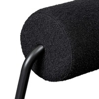 Elba Lounge Chair - Black Boucle