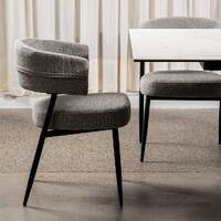 Set of 2 Ambrosi Upholstered Dining Chairs