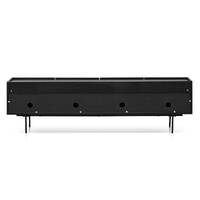 Adele 2m Wooden TV Entertainment Unit - Full Black