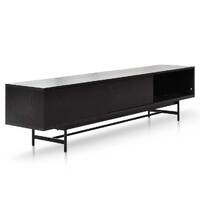 Medena 2.1m Wooden Entertainment TV Unit - Full Black