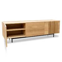 Macy Wooden TV Entertainment Unit - Natural