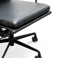Alvin Low Back Office Chair - Full Black