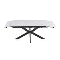 Craig Extendable Dining Table, Snow White