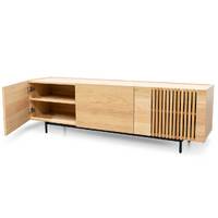 Macy Wooden TV Entertainment Unit - Natural