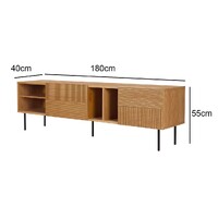 Palma 1.8m Wooden TV Entertainment Unit