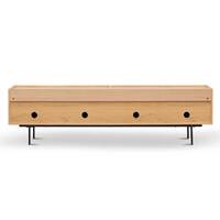 Adele 2m Wooden TV Entertainment Unit - Natural