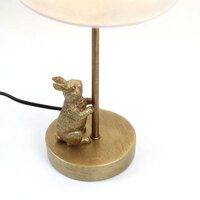 Two Rabbits Playing Table Lamp