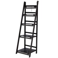 Flint 5 Tier Ladder Display Shelf Coffee