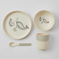 Under The Sea Kids' Bamboo Dining Set - Whale