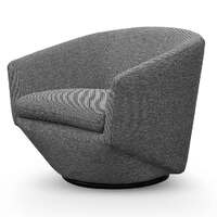 Blair Fabric Lounge Chair - Graphite Grey