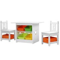 Eden 3PCS Kids Table and Chairs Set