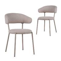 Set of 2 Oneal Dining Chairs, Shell