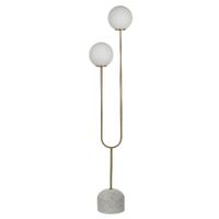 Tivoli Floor Lamp White & Gold