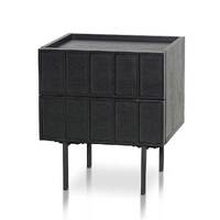 Adele Bedside Table - Full Black