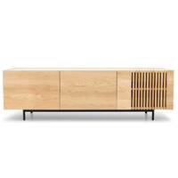 Macy Wooden TV Entertainment Unit - Natural