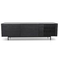 Macy Wooden TV Entertainment Unit - Black