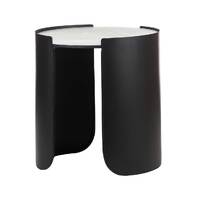 Otto Marble Side Table, Black