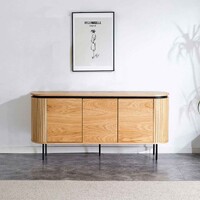 Nola 1.6m Wooden Buffet Unit - Natural