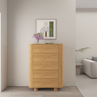 Kenston 5 Drawers Chest Tallboy, Natural