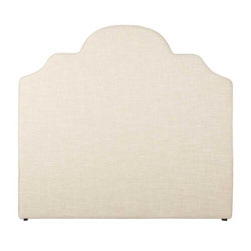 Issey Upholstered Queen Bedhead, Natural