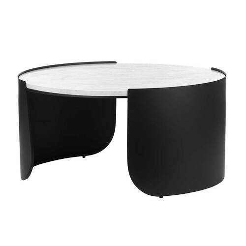 Otto Marble Coffee Table, Black