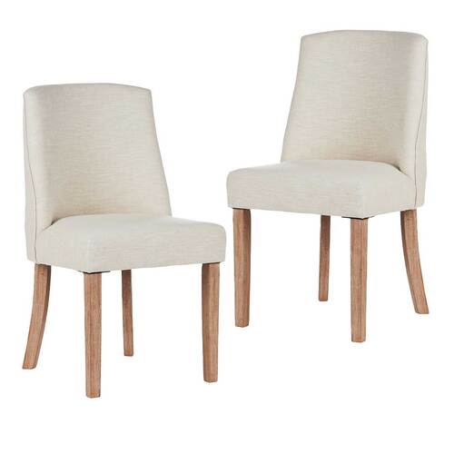 Maya Dining Chair Taupe, Set of 2