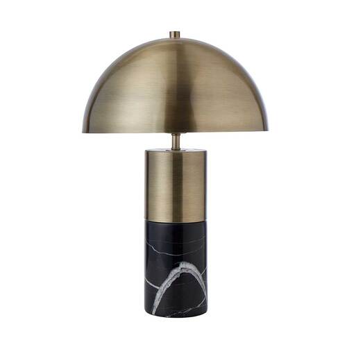 Bronze Plated Dome Table Lamp Antique