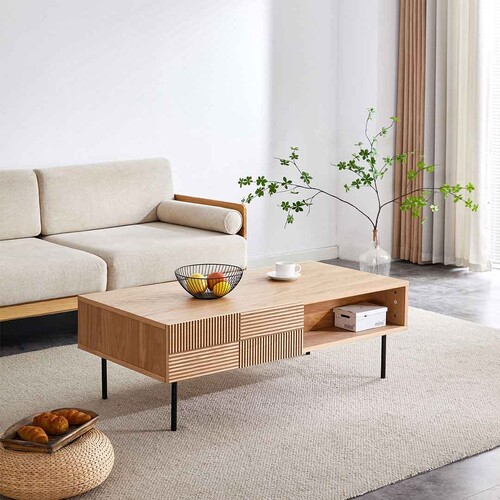 Palma 1.2m Wooden Coffee Table