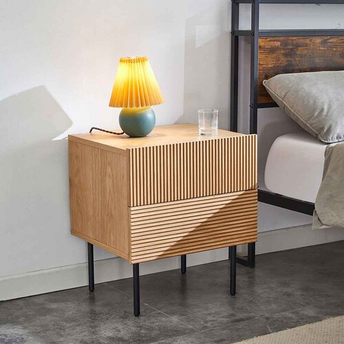 Palma Wooden Bedside Table