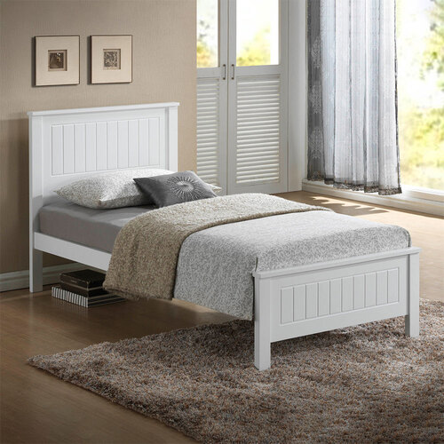 Quincy Wooden Bed Frame - Single Bed